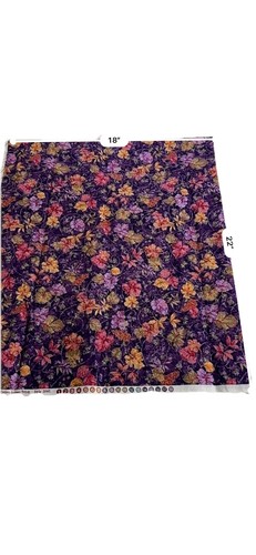 bittersweet nancy halvorsen purple leaf print fabric bernatex Craft Sewing - Picture 2 of 5