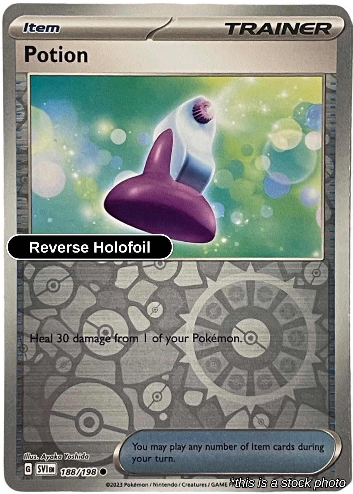 Potion Reverse Holofoil 188/198 SVI Pokemon NM