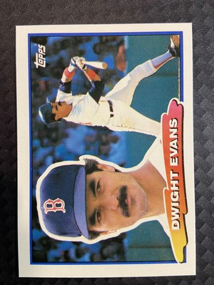 Nm Dwight Evans #6 1988 Topps Big Boston Red Sox