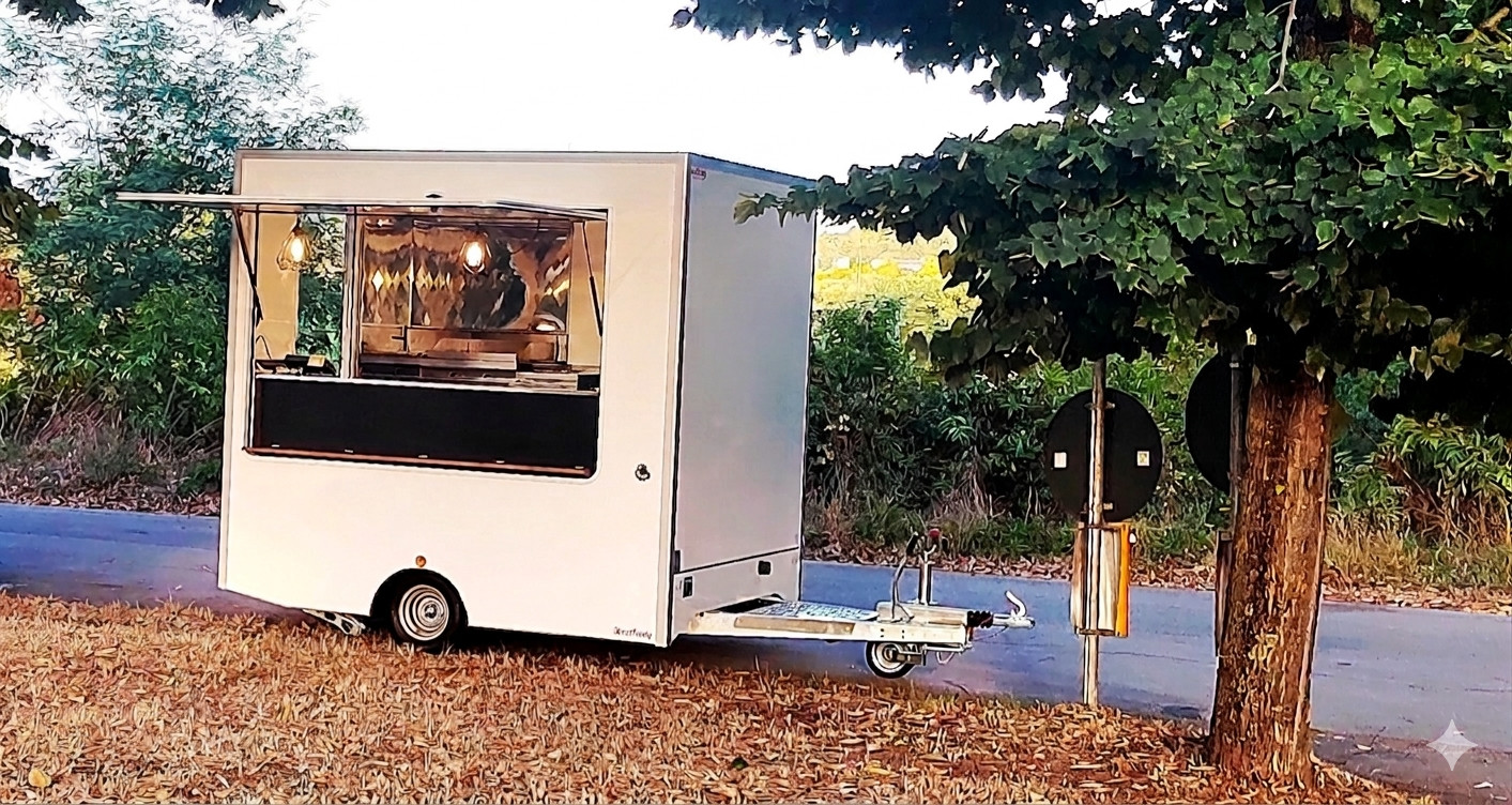Rimorchio da street food usato per banchini alimentari foto 6