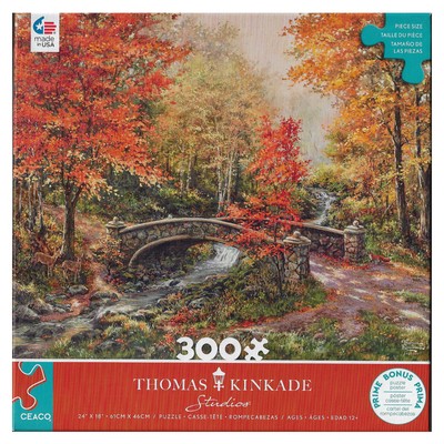 Ceaco - Thomas Kinkade, Fall at Fox Creek Bridge 300p., 24x18''