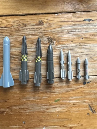 Lot Of Vintage 1980’s GI JOE Missiles Accessories To Assorted Vehicles