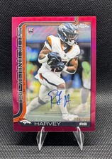 2025 Topps Chrome Football RJ Harvey Auto Rookie RC /399