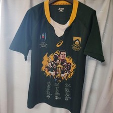 asics South Africa National Team 2019 Rugby World Cup Victory Jersey M