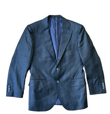 Suitsupply Lazio Vitale Barberis 100 Wool Italy Dual Vent Jacket Blazer 38S