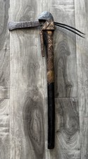 Eritrean Ceremonial Axe Vintage 50's Unique African Art