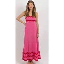 Boutique Pink Dress, size Large