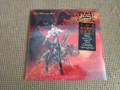 Ozzy Osbourne The Ultimate Sin Vinyl Sealed Original W/Hype