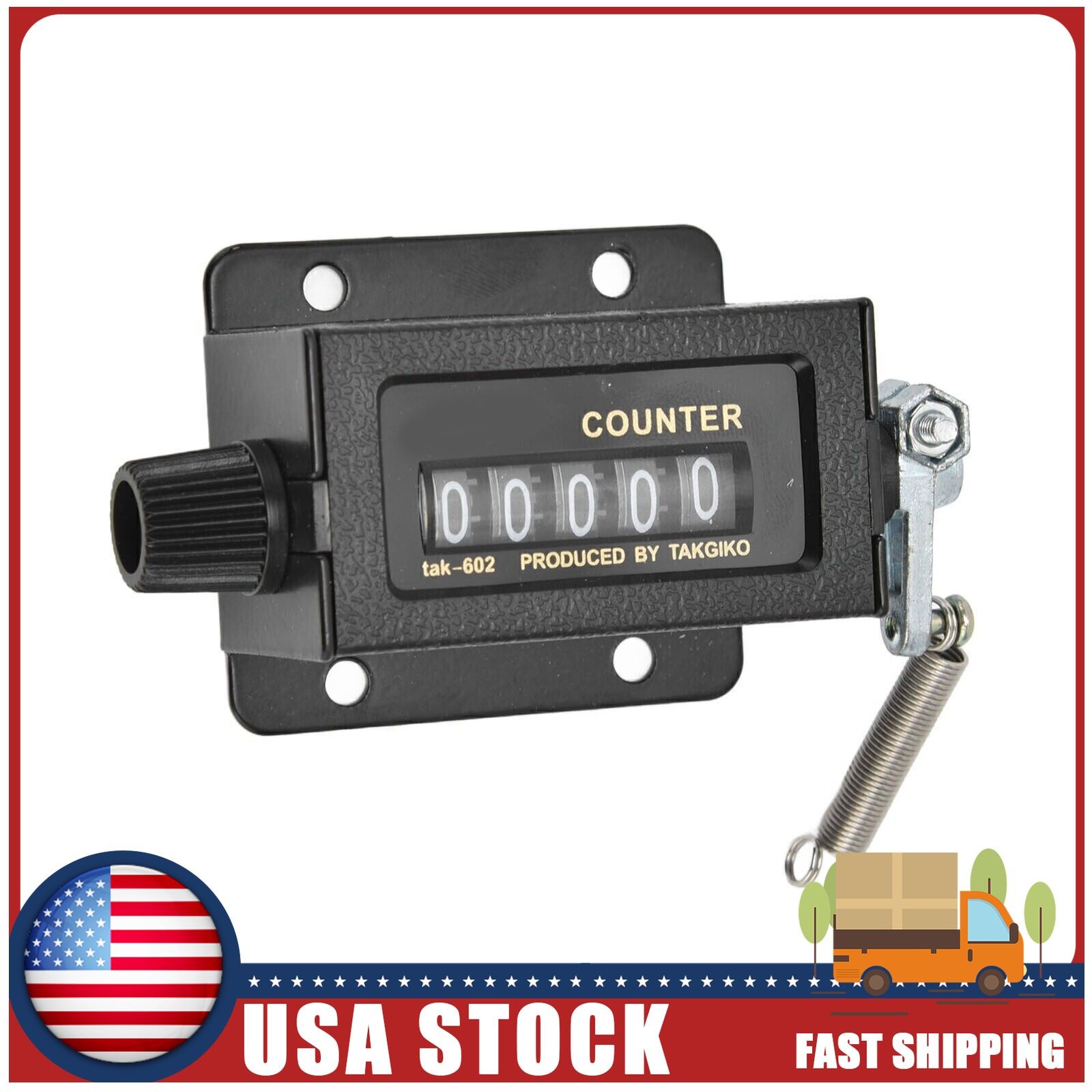 New Bale Counter Glass Mirror Design 5 Digit Counting Mechanical Counter Reset1