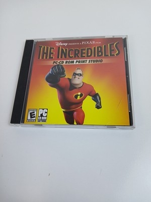 The Incredibles PC-CD ROM Print Studio Disney Pixar