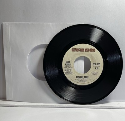 Gregg Allman - Midnight Rider/Multi Colored Lady 45 7'' Vinyl VG+ Cond