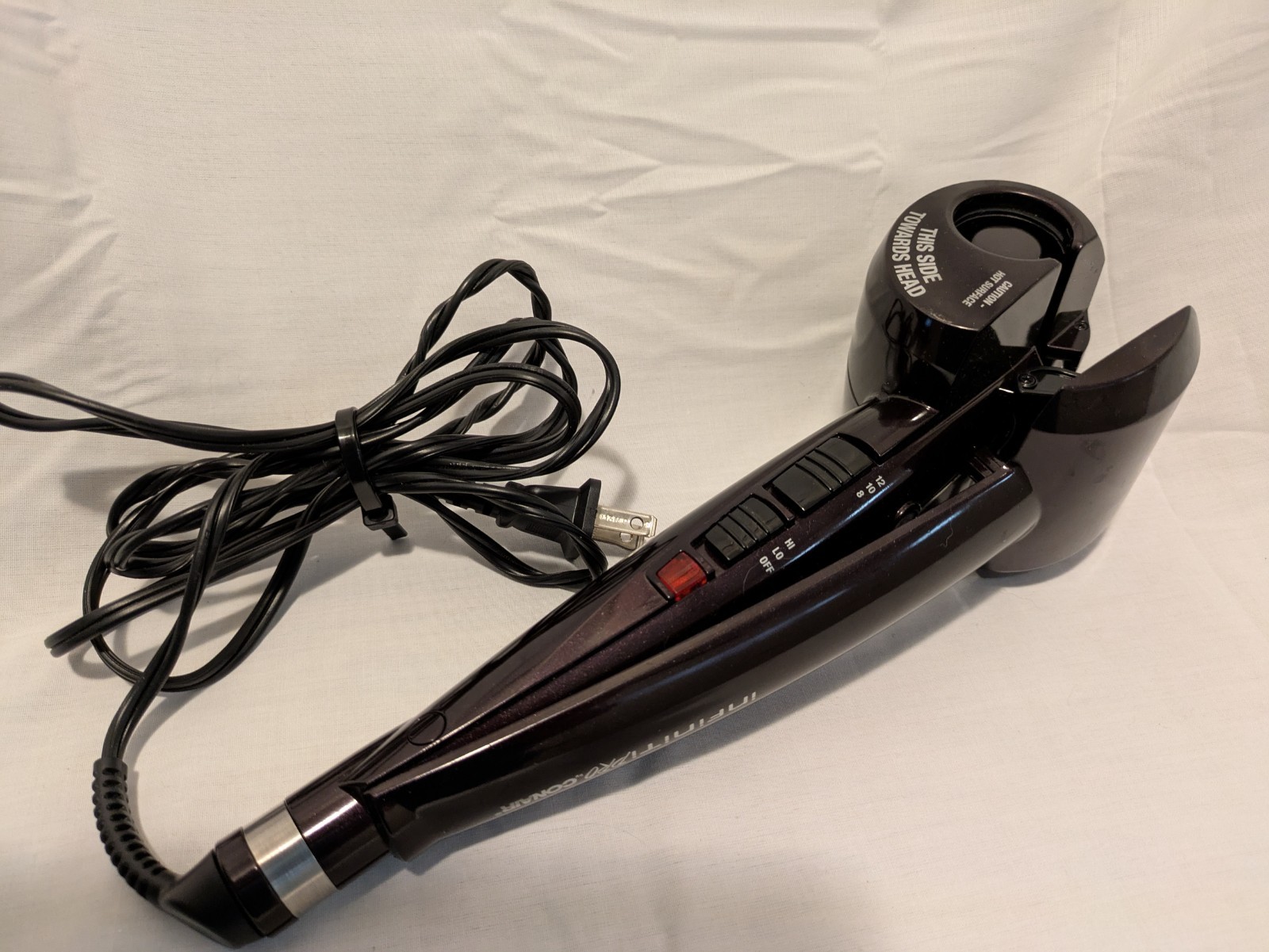 InfinitiPRO Conair Curl Secret Auto Ceramic Curling Iron for Effortless Waves