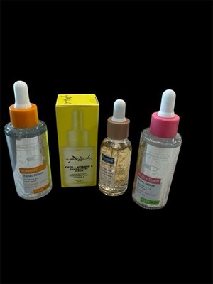 Global Beauty Care Dermasil Splash Facial Serum Set Vitamin C E Yuzu Hyaluronic