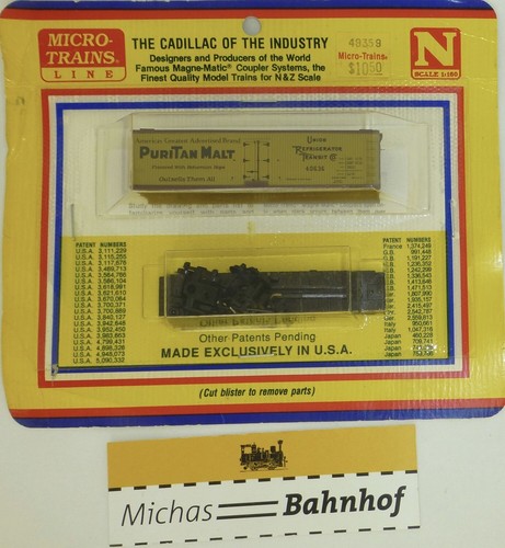 BLISTER KIT Puritan Malt URT 40636 Güterwagen Bausatz Micro 49359 N 1:160 HC6 å | Zustand: Gebraucht