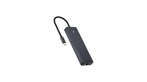 Rapoo UCM-2002 6-in-1 USB-C Multiport Adapter HDMI LAN USB-C USB-A 3.0 v1.0 - Afbeelding 2 van 5