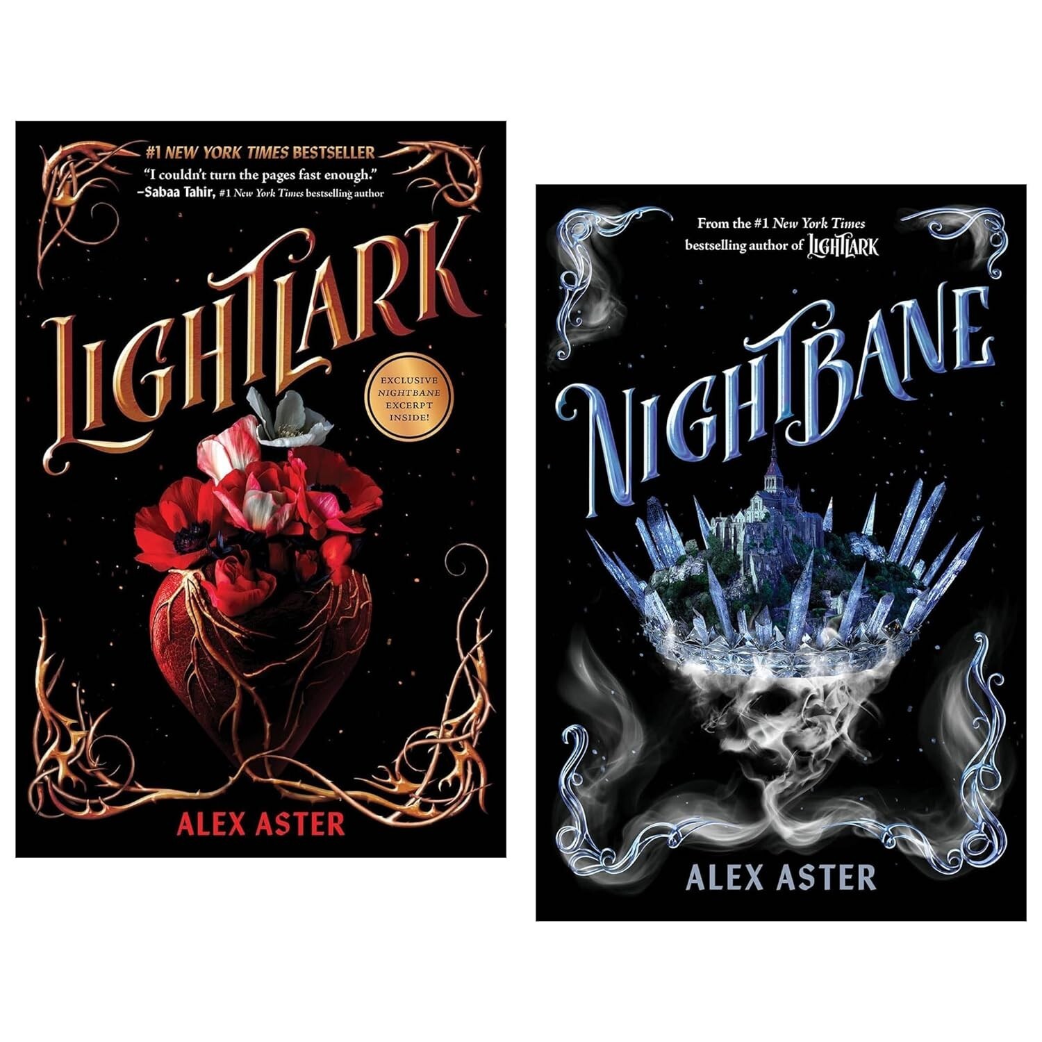 Lightlark Saga Collection 2 Books Set by Alex Aster Lightlark, Nightbane