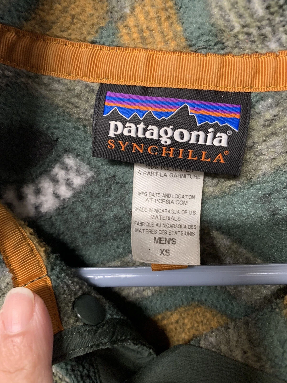 patagonia synchilla snap t fleece pullover slowfoot fatigue jacket