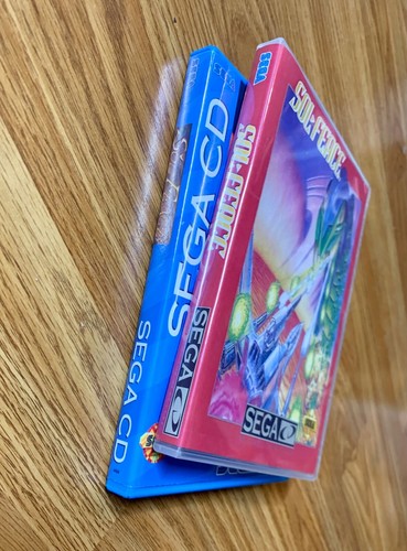 Replacement Case Only - Sol Feace - Sega CD - 2 Options - Picture 2 of 3