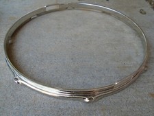VINTAGE LUDWIG LUDWIG WFL 15" SNARE SIDE DRUM NOB BOTTOM NICKEL BRASS-NICE