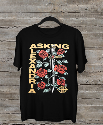 New Asking Alexandria Band Cotton Black S-2345XL Unisex T-Shirt