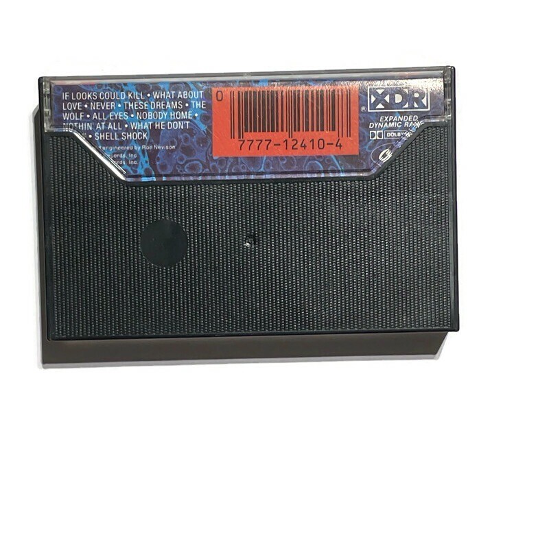 Heart: Self Titled 1985 Capital Records Cassette Tape - These