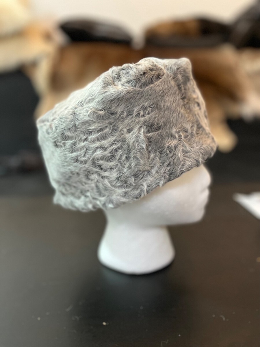 Vintage 1950\'s Women\'s Karakul Persian Lamb Hat  from Vienna Austria/No Pelt/ 7\