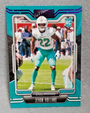 2021 Panini Playbook Purple Parallel Jevon Holland RC #157, Miami Dolphins