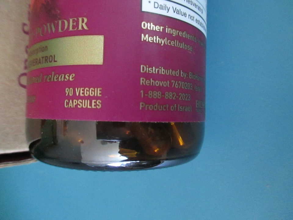 90 CAPSULES VINIA RED GRAPE POWDER Blood Flow SEALED BOTTLE EXP 2025 eBay