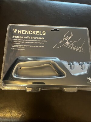  Henckels 2-Stage Knife Sharpener. New!