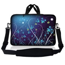 10 Inch Tablet Laptop Sleeve Bag Carry Case iPad Pouch w/ Shoulder Strap Floral