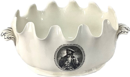 Tazón de porcelana Wedgwood Ben Franklin Bailey and Biddle - Imagen 2 de 10