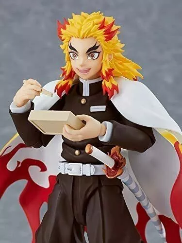 Figma Demon Asesino Kimetsu No Yaiba Kyojuro Rengoku Acción Figura Japón ZA-71 - Imagen 7 de 8