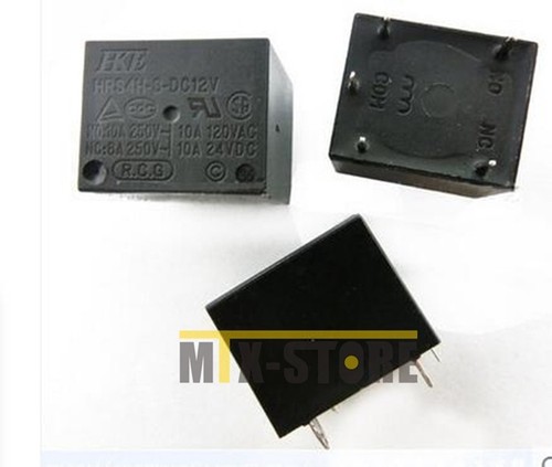 10PCS HUIGANG relay HRS4H-S-DC12V-C 5PIN HKE HRS4H-S-DC12V 10A DC12V | eBay
