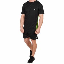 Mens Quick Dry Sports Running Gym Football BreathableSummer Lightweight Set