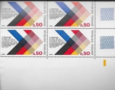 1973 Timbre France traite franco allemand   bloc de 4  N° 1739 neuf **  "