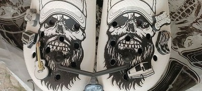 luke combs lined crocs