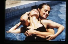 Basic Instinct Michael Douglas Jeanne Tripplehorn risque Original Transparency