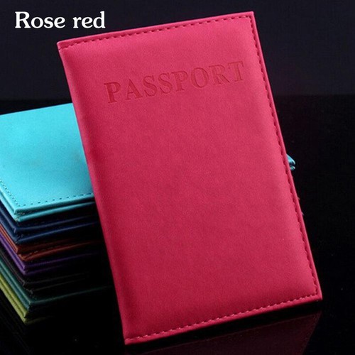 Passport Cover Travel Holder Wallet Organiser Protector RFID PU Leather Bag - Picture 10 of 18