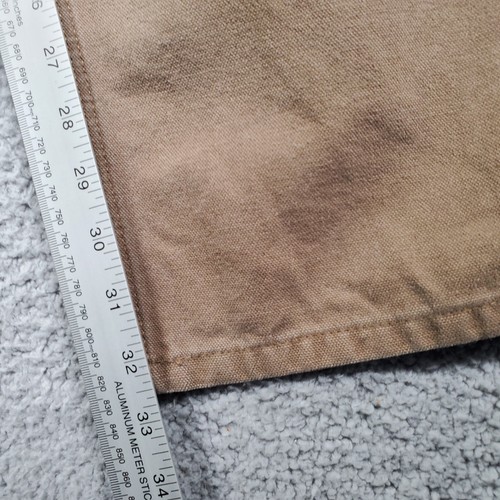 Carhartt Washed Duck Work Loose Fit Pants Mens 40x34 (Fits 40x32) Brown Dungaree - Picture 12 of 12