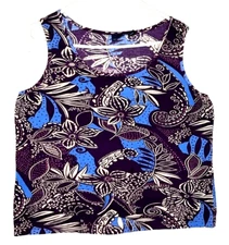 EUC Westbound Women's Sleeveless Tank Top, Size XL, Floral Design