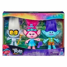 8" Trolls World Tour Friendship 3 Pack Poppy Tiny Diamond Branch