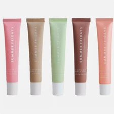 Summer Fridays Lip Butter Balm Birthday Cake Pink Sugar Vanilla Set New With Box