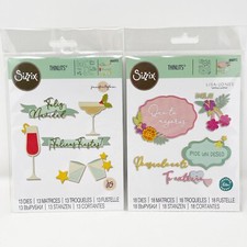 Sizzix Thinlits Spanish Cutting Dies NAVIDAD  Celebracion 2 Christmas NEW