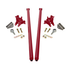 HSP 75" Universal Bolt On Traction Bars For Inline Leaf Spring 4" Axle Cherry