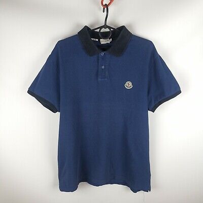 Moncler Maglia Polo Manica Corta garment washed slim fit | eBay