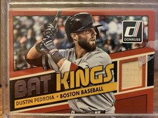 2015 Donruss Bat Kings Boston Red Sox Baseball Card #9 Dustin Pedroia