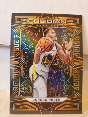 その他 Jordan Poole Jordan Poole 2022-23 Panini Obsidian #107 Orange Etch Prizm /50 SP