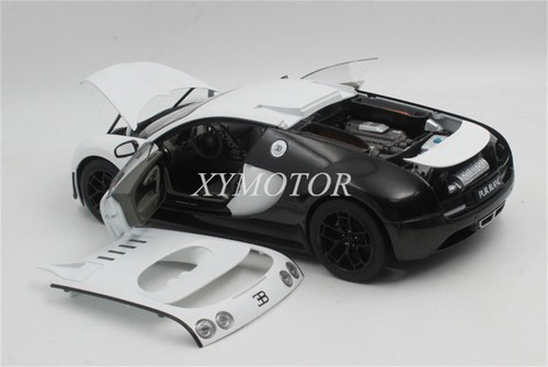 AUTOart 1/18 Bugatti VEYRON SUPER SPORT Modelo Diecast Coche Regalo Panda Blanco Negro - Imagen 17 de 22