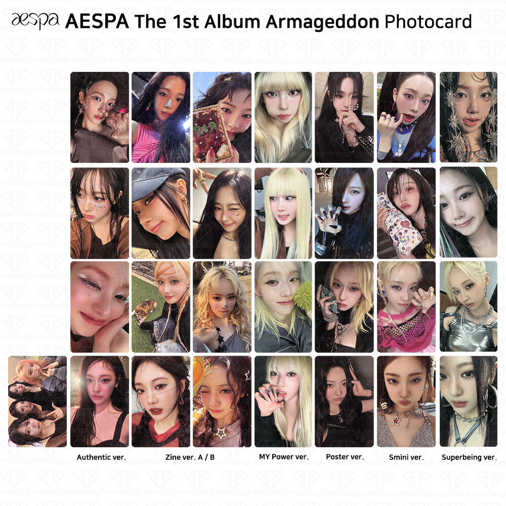 Aespa The 1st Album Armageddon Official Photocard Authentic Aespa The 1st Album Armageddon Official Photocard Authentic