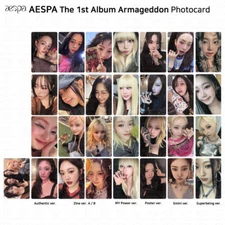 Aespa The 1st Album Armageddon Official Photocard Authentic Zine MY Power Smini